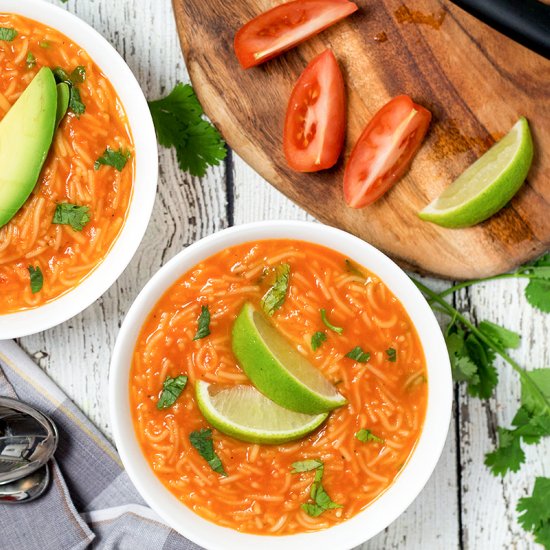 Sopa de Fideo – Mexican Noodle Soup