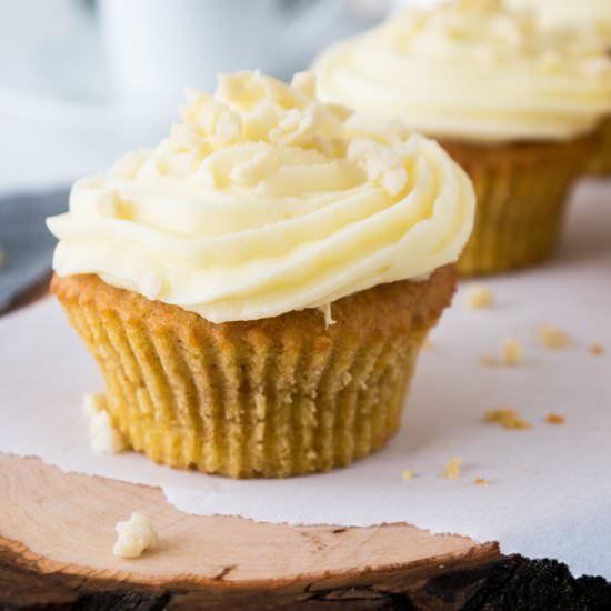 Swiss Carrot Cake Cupcakes