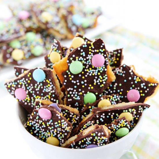 Easter Saltine Toffee