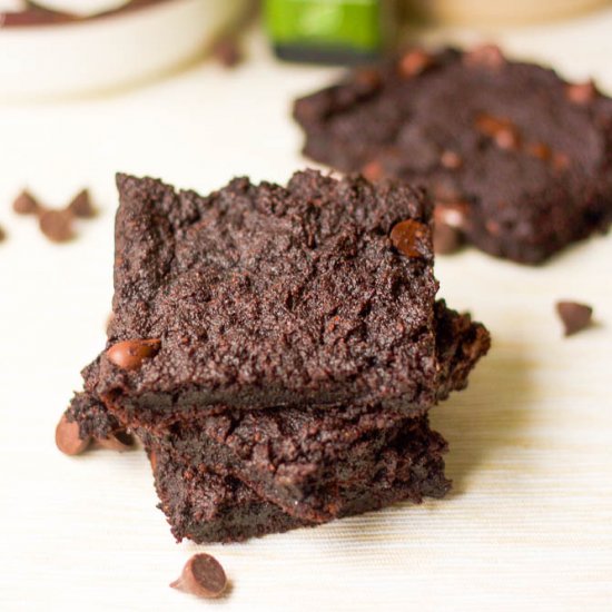 Flourless Mint Chocolate Brownie