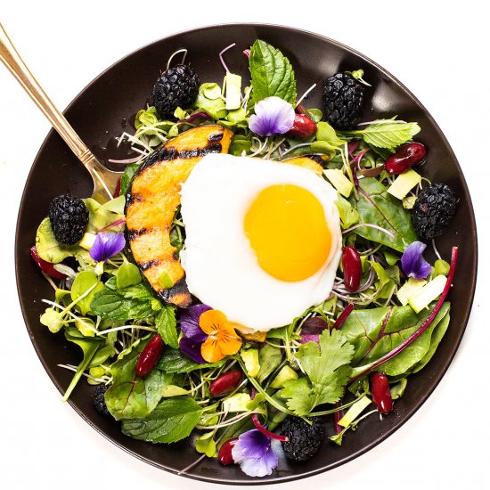 Breakfast Egg with Salad