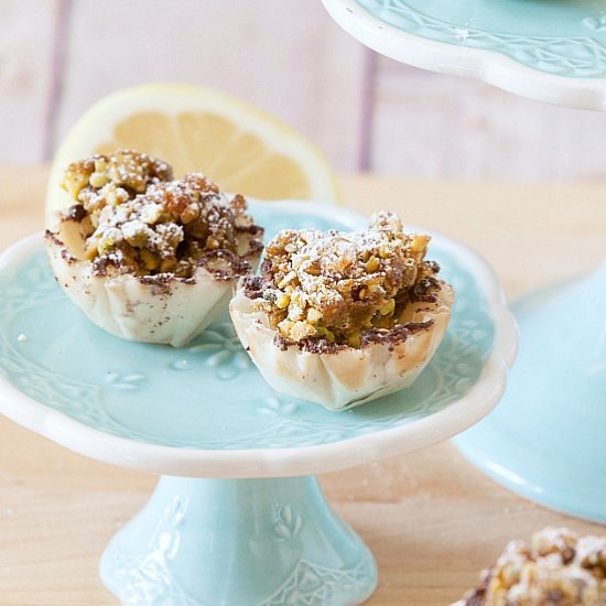 Mini Pistachio Baklava Tarts