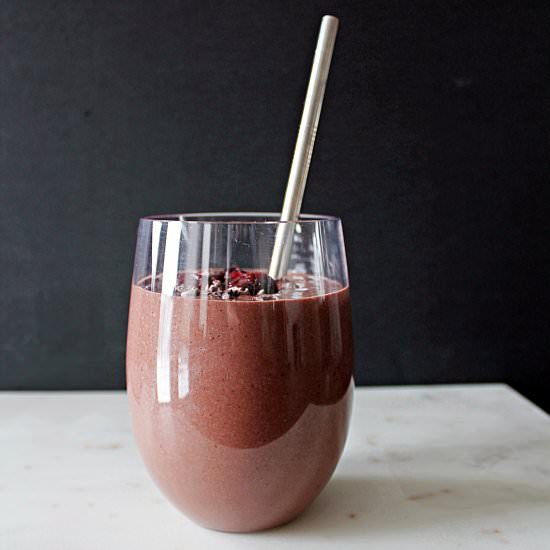 Chocolate Covered Cherry Milkshake