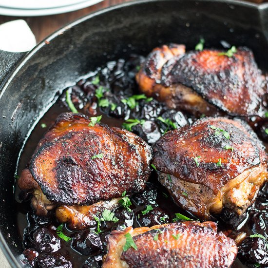 Black Cherry Balsamic Chicken