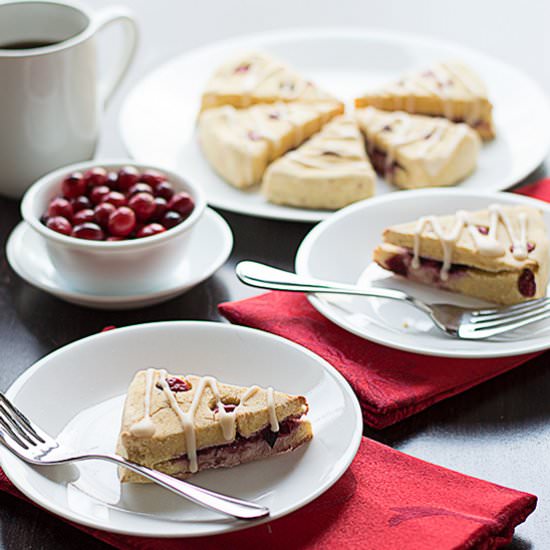 Sugar Free Cranberry Stuffed Scones