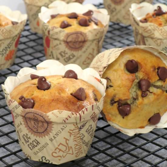 Banana Chocolate Muffins