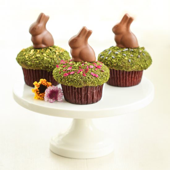 Matcha Moss Cupcakes