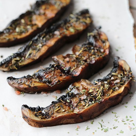 Mediterranean Grilled Portobellos