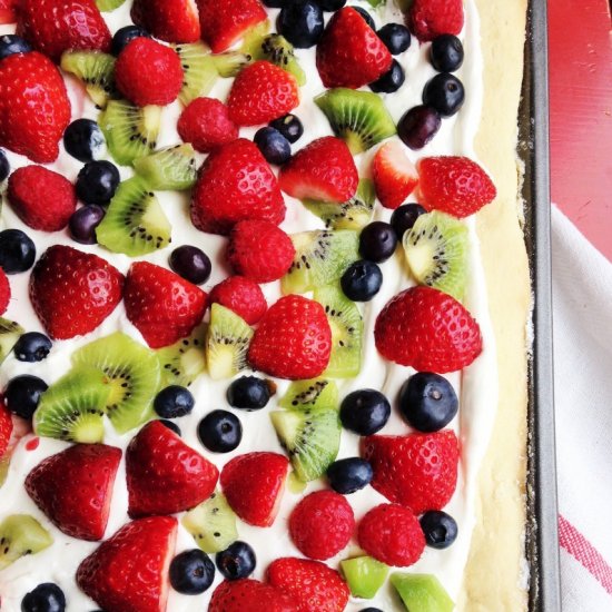 Quick and Easy Fruit Pizza