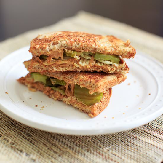 Peanut Butter, Pickle & Chip Sandwich