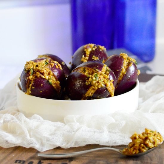 Stuffed Indian Eggplant