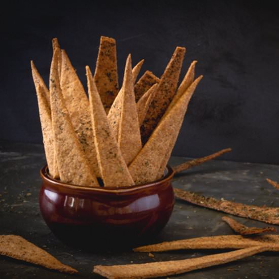 BBQ Flavored Spelt Flour Crackers