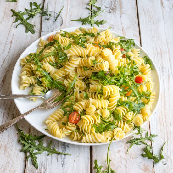 Lemon Rocket Pasta Salad