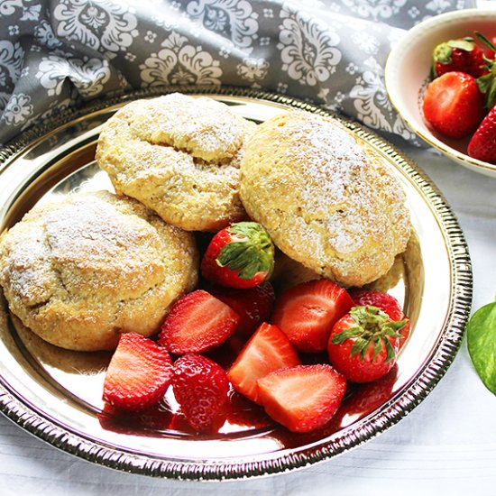 Orange Buttermilk English Scones