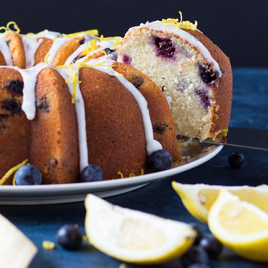 blueberry lemon bundt cake