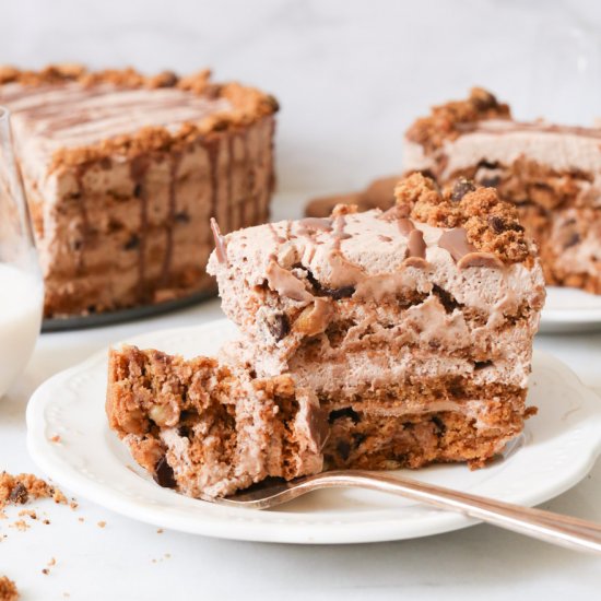 Chocolate Chip Cookie Icebox Cake