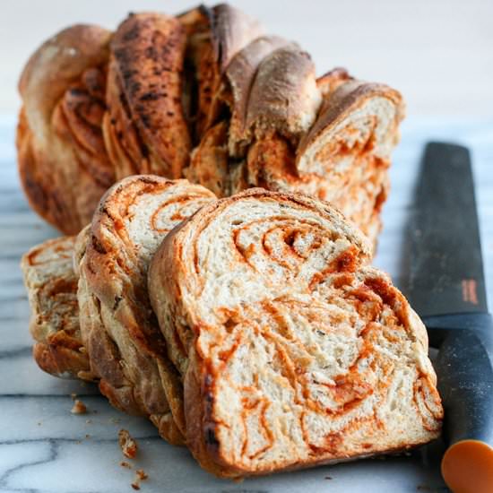 Sundried Tomato Swirl Bread