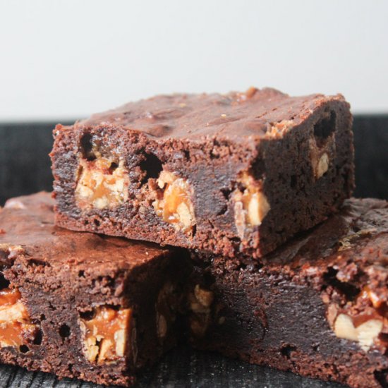 Snickers Fudgy Brownie