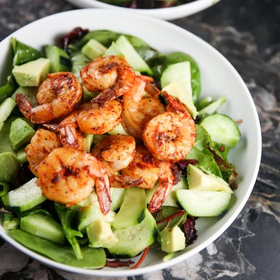 Green Goddess Chili Shrimp Salad