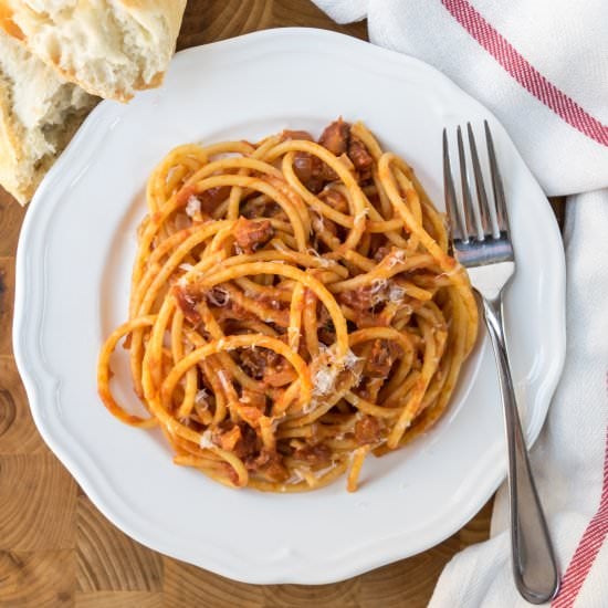 Bucatini with Amatriciana