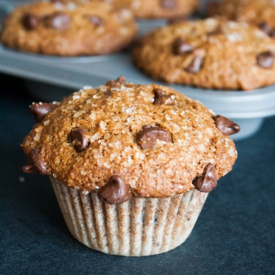 Chocolate Chip Espresso Muffins