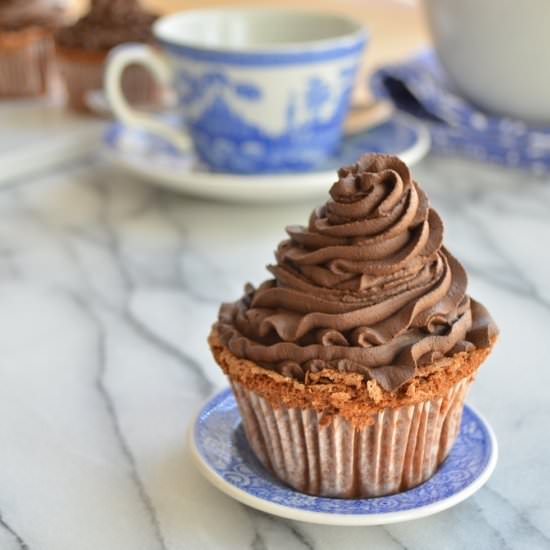 Light Chocolate Cupcakes