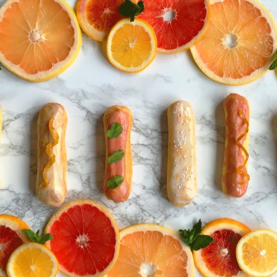 Citrus Eclairs