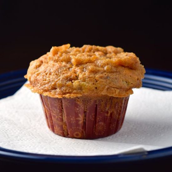 Banana Walnut Crumble Muffins