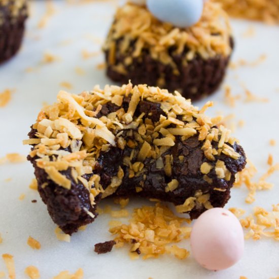 Coconut Chocolate Fudge Brownies