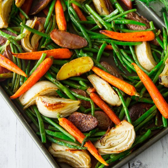 Roasted Spring Veggies