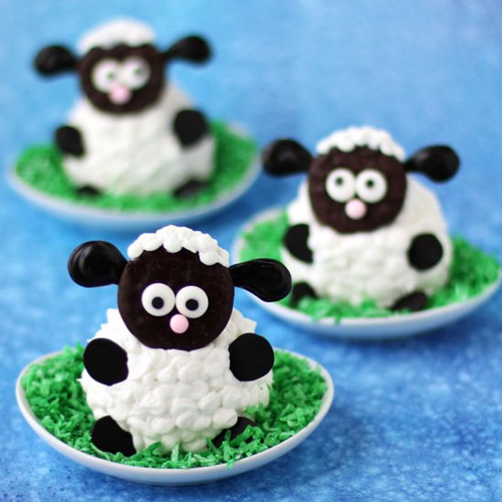 Sheep Cupcakes