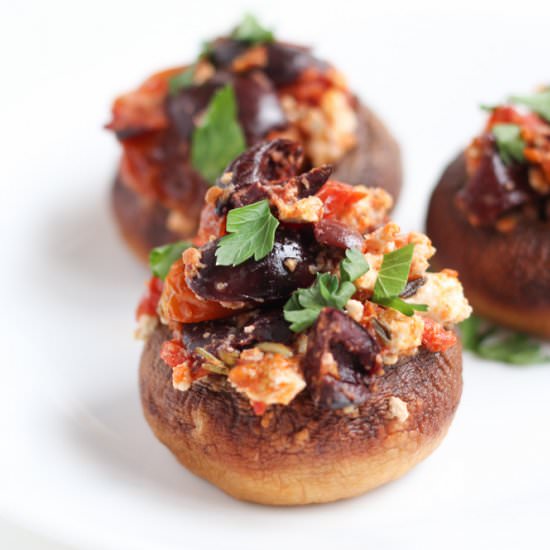 Healthy Stuffed Mushrooms