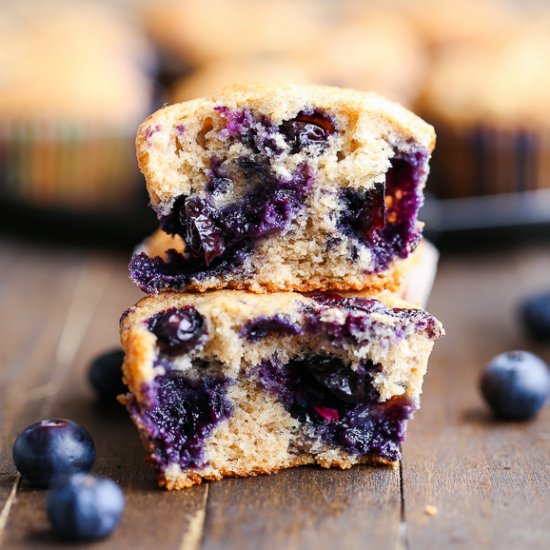 Vegan Blueberry Muffins