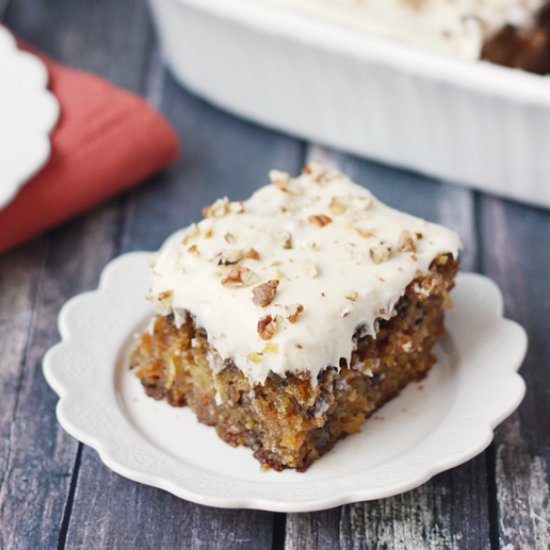 Buttermilk Glazed Carrot Cake