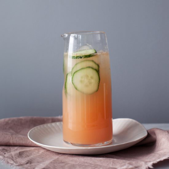 Grapefruit & Cucumber Cocktail