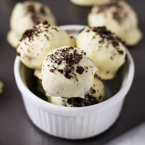 White Chocolate Oreo Truffles