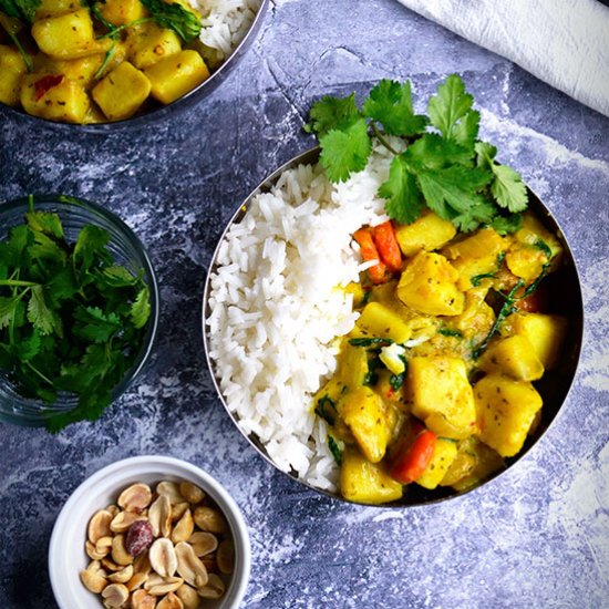 Vegan Sweet Potato Curry Bowls