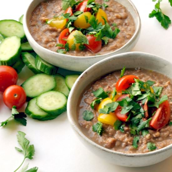 Vegan, Slow Cooker Ful Medames