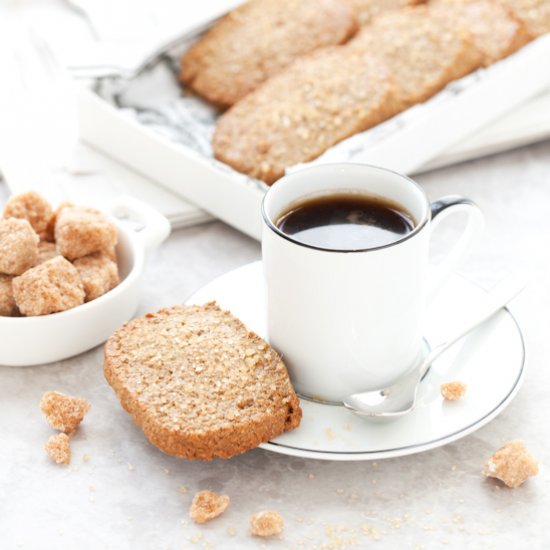 Ginger Spiced Rye Biscuits