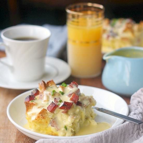 Overnight Eggs Benedict Casserole