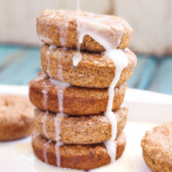 Baked Carrot Cake Donuts