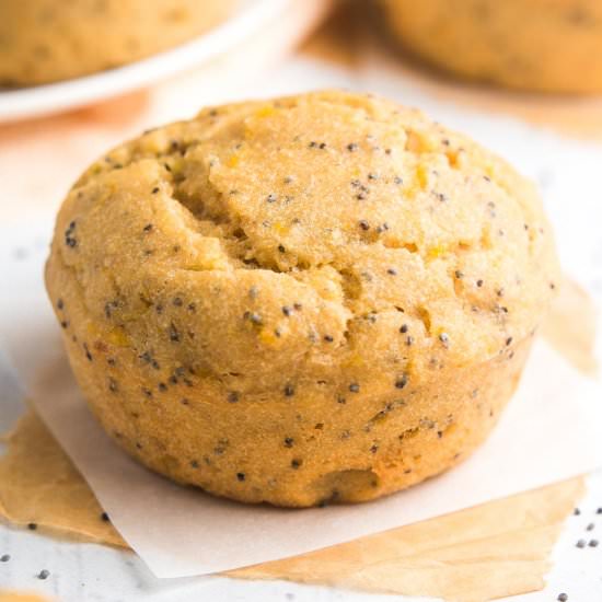 Healthy Lemon Poppy Seed Muffins