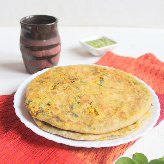 Cauliflower And Methi Paratha