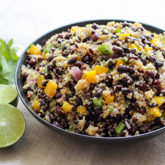 Black Bean Quinoa Salad