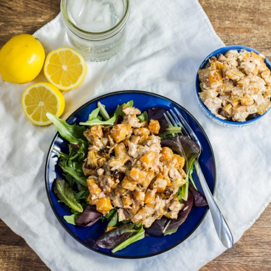 Salmon Salad with Roasted Butternut