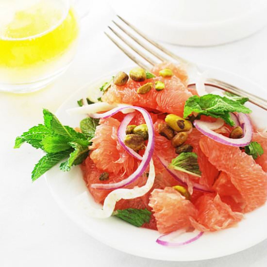 Grapefruit mind and fennel salad