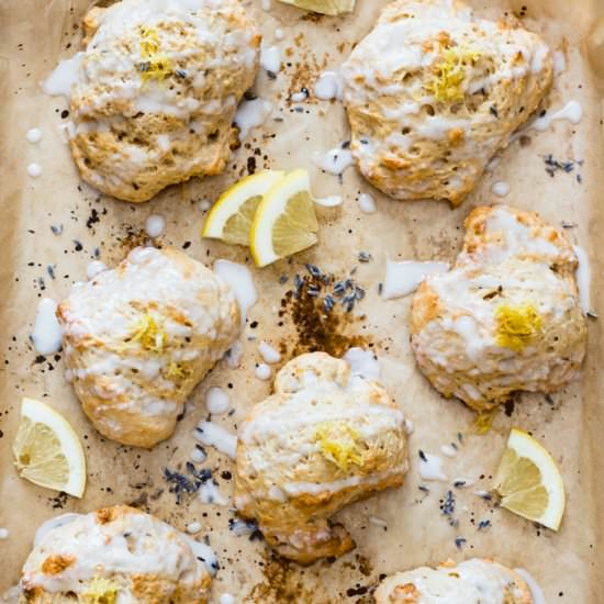 Lavender and Lemon Scones