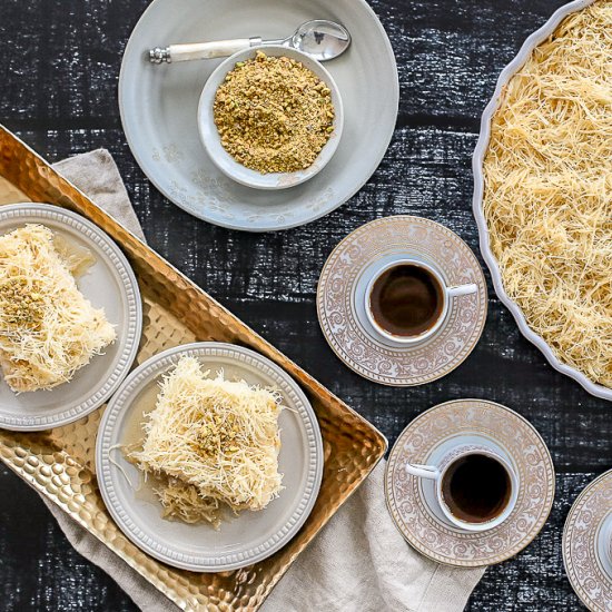 Knafeh: A Lebanese Dessert