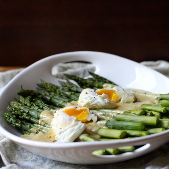 Asparagus + Poached Eggs for Brunch