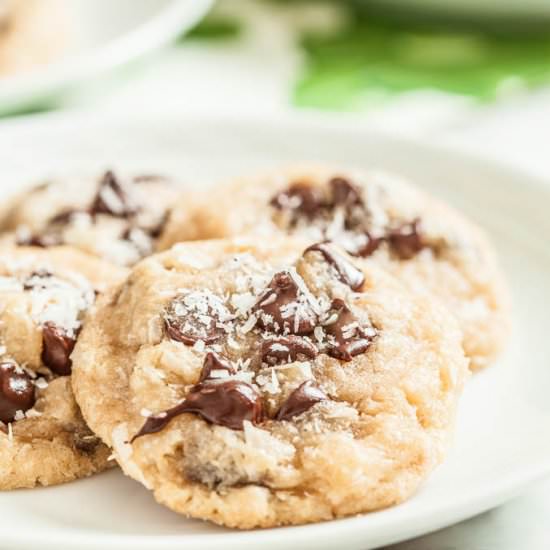 coconut chocolate chip cookies